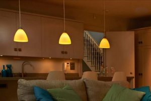 Philips Hue Wi-Fi controlled color-adjustable LED lights