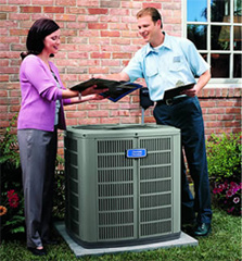 find air conditioning contractor for new central system installation