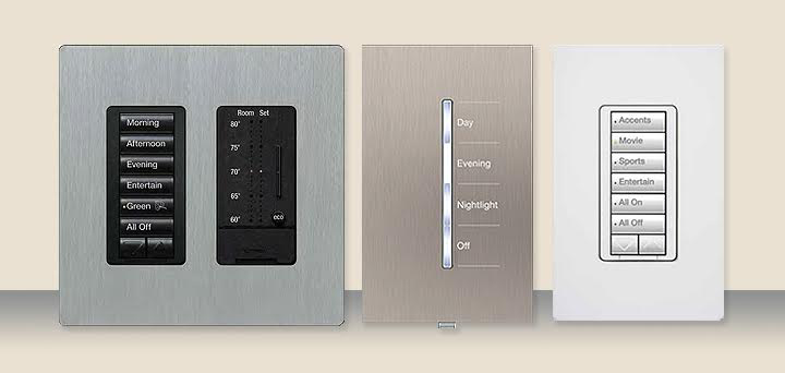 Một số kiểu dáng bàn phím sang trọng của Lutron