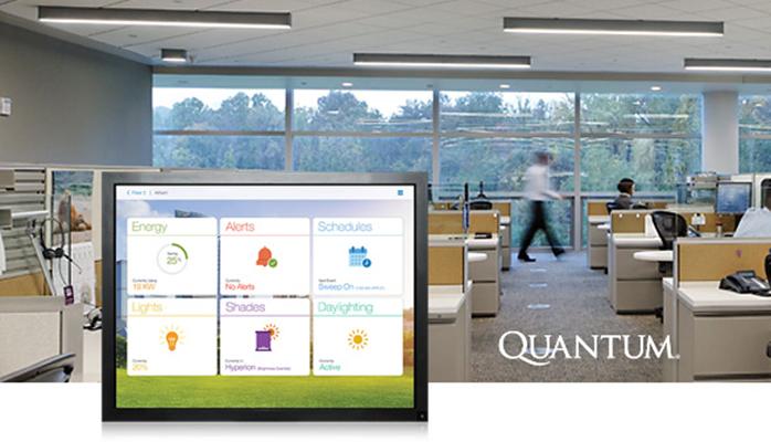 Phần mềm quản lý năng lượng chiếu sáng Quantum Vue của hãng Lutron Electronics (courtesy by Lutron)