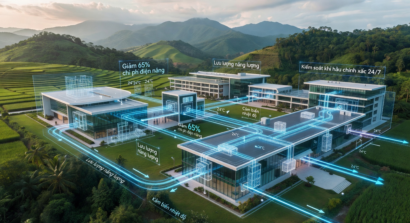 Tối ưu hệ thống HVAC nhà máy công nghiệp miền Đông Nam Bộ: Bài học thực tế từ năm 2035