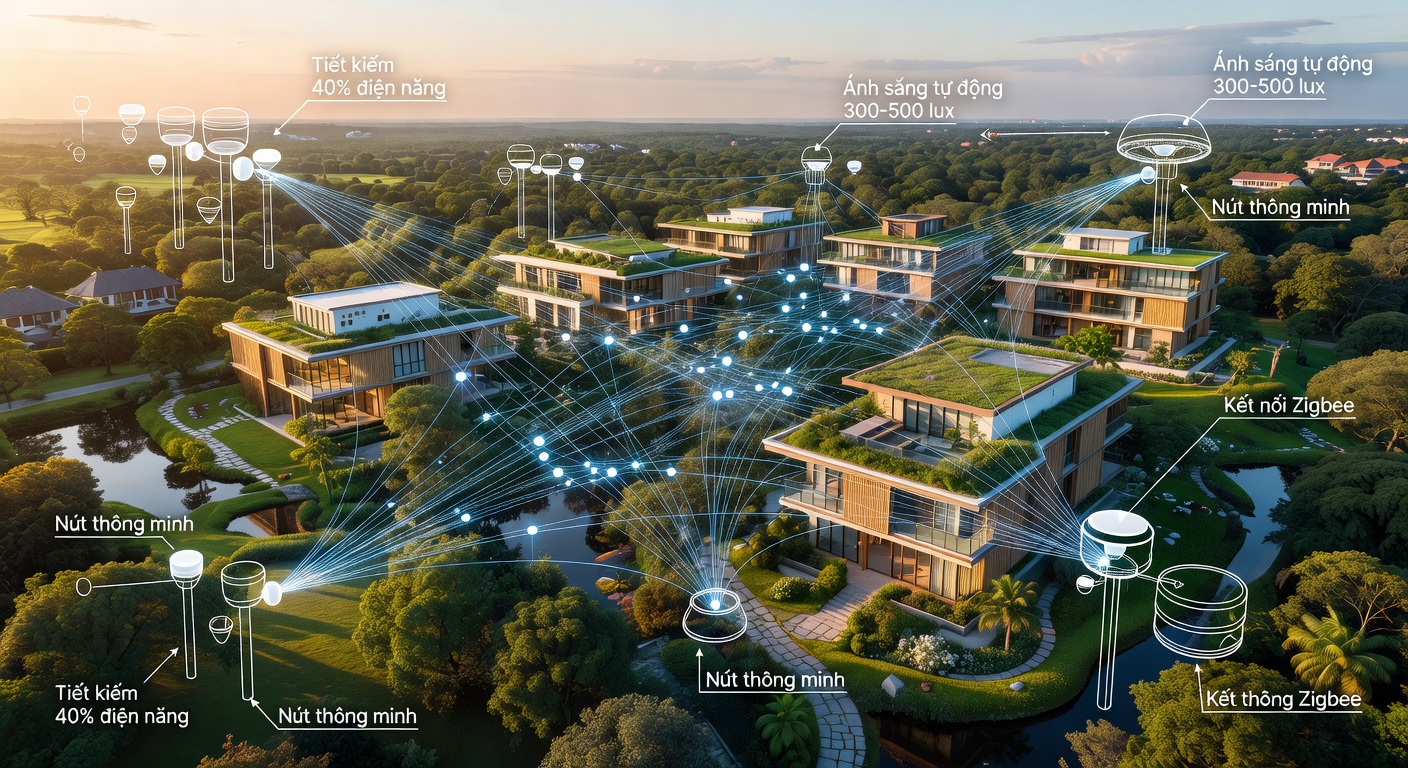 Lắp Đặt Hệ Thống Philips Smart Lighting Trong Căn Hộ Vinhomes Smart City Với Ngân Sách Dưới 25 Triệu