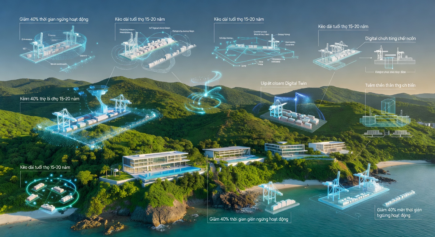 Nâng Cấp Cảng Container TP.HCM: Tích Hợp Digital Twin, AI và 5G Từ Đối Tác Quốc Tế