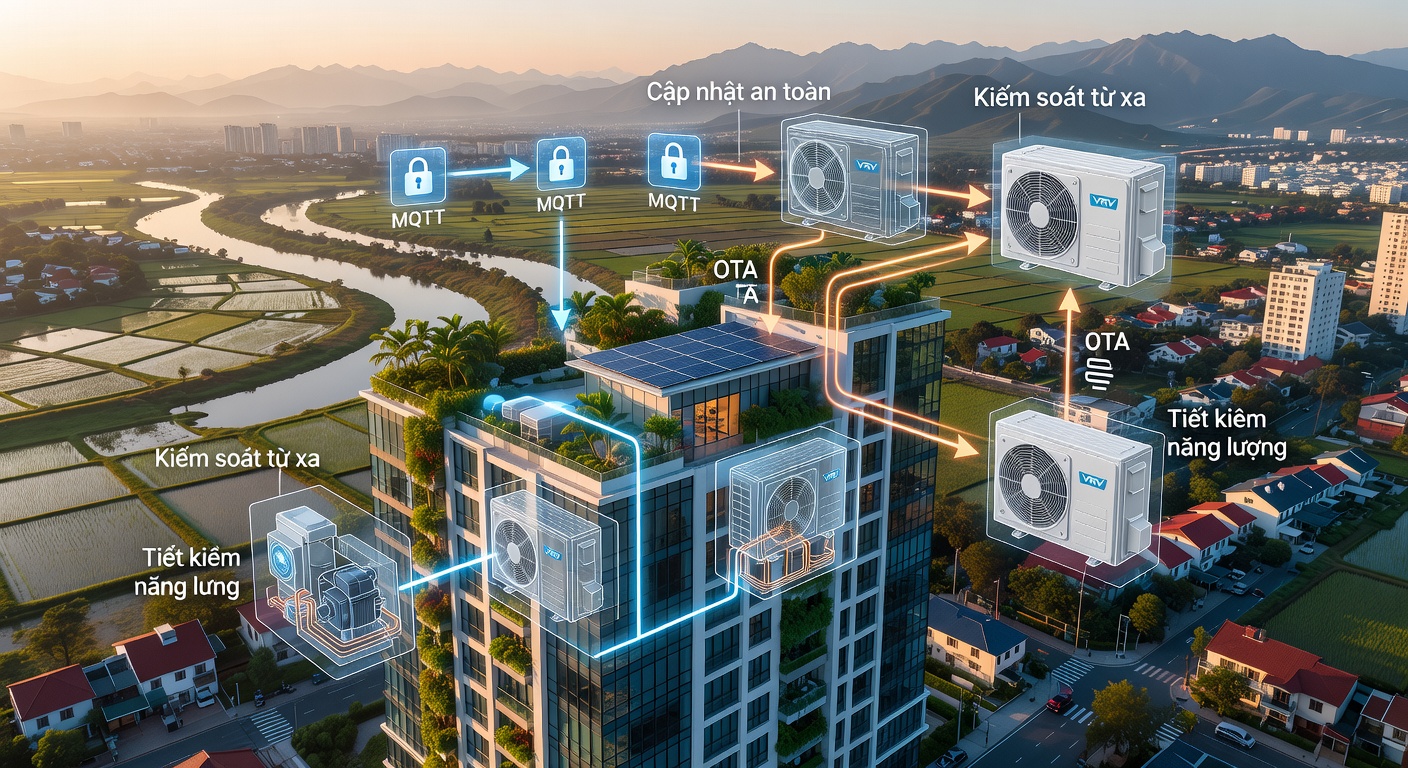 Kinh Nghiệm Cập Nhật OTA An Toàn Cho Hệ Thống Điều Hòa VRV Trong Chung Cư Cao Cấp