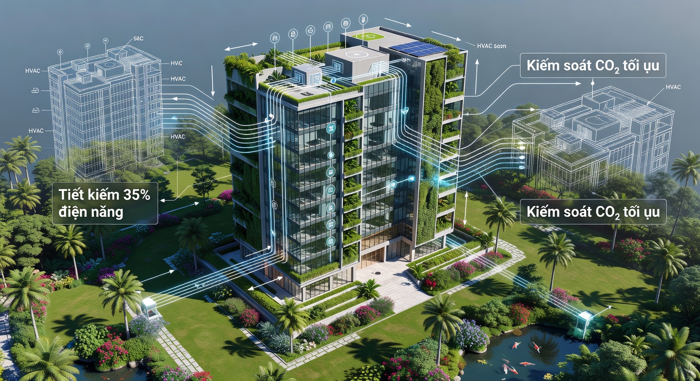 Hệ thống HVAC Tự Hành tại Tòa Nhà Hạng A TP.HCM 2026: Khoảng Trống Giữa Thuật Toán và Thực Tế