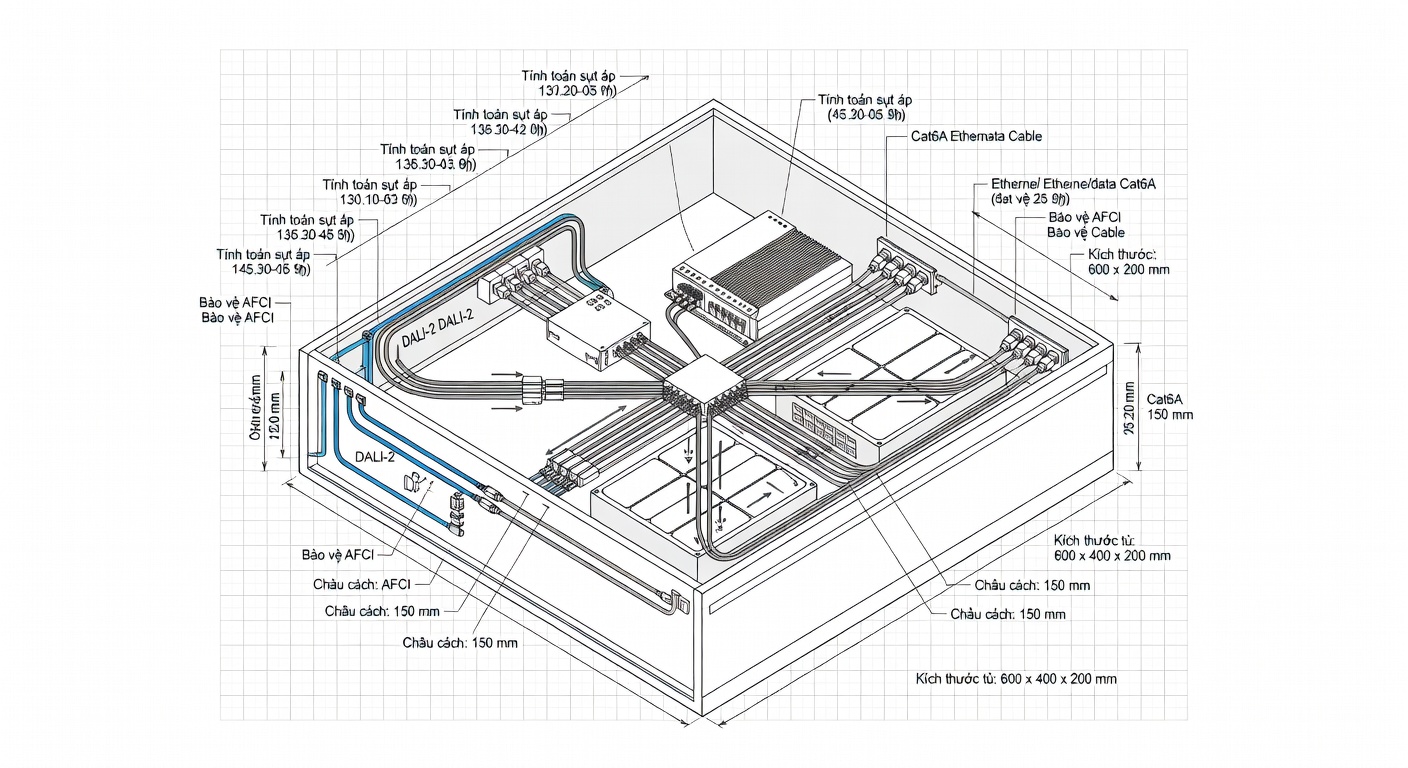 Phân Tích Bản Vẽ Hệ Thống Phân Phối DC 48V Và Khuyến Nghị Tuân Thủ Tiêu Chuẩn IEC Cho Công Trình Xanh