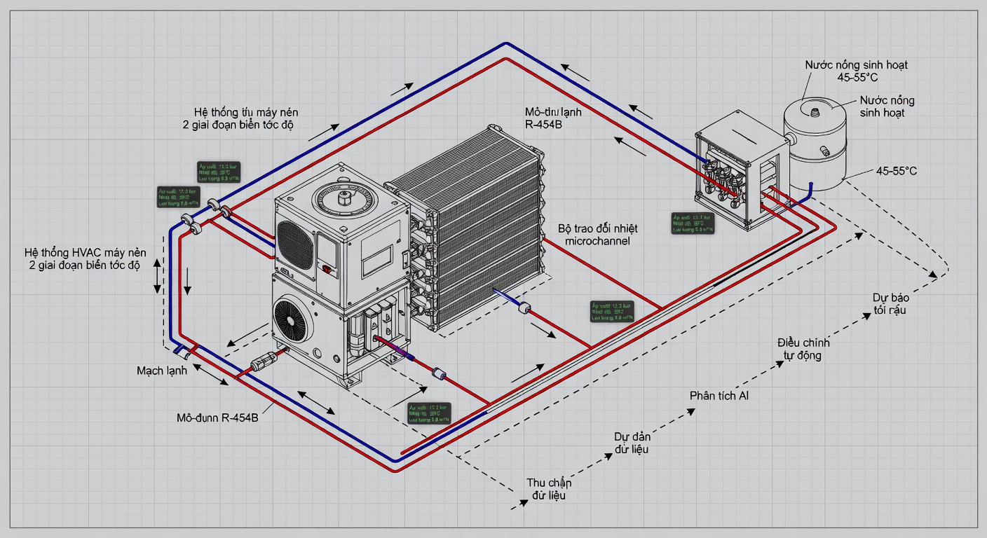 Giải Pháp HVACR Bền Vững Cho Tòa Nhà Thương Mại Việt Nam: Công Nghệ Đoạt Giải AHR Expo
