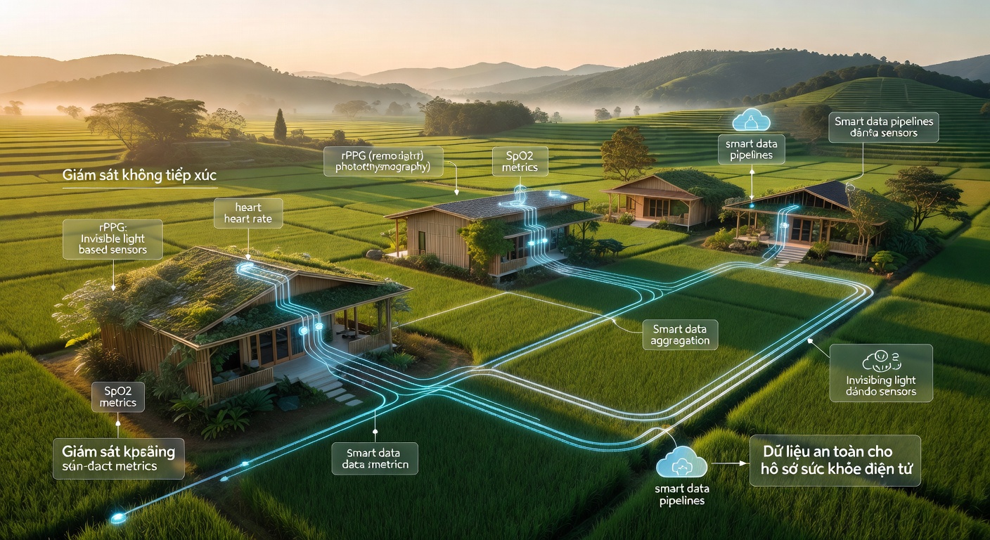 Giám sát sức khỏe từ xa qua camera điện thoại: Công nghệ rPPG và pipeline xử lý dữ liệu sinh học