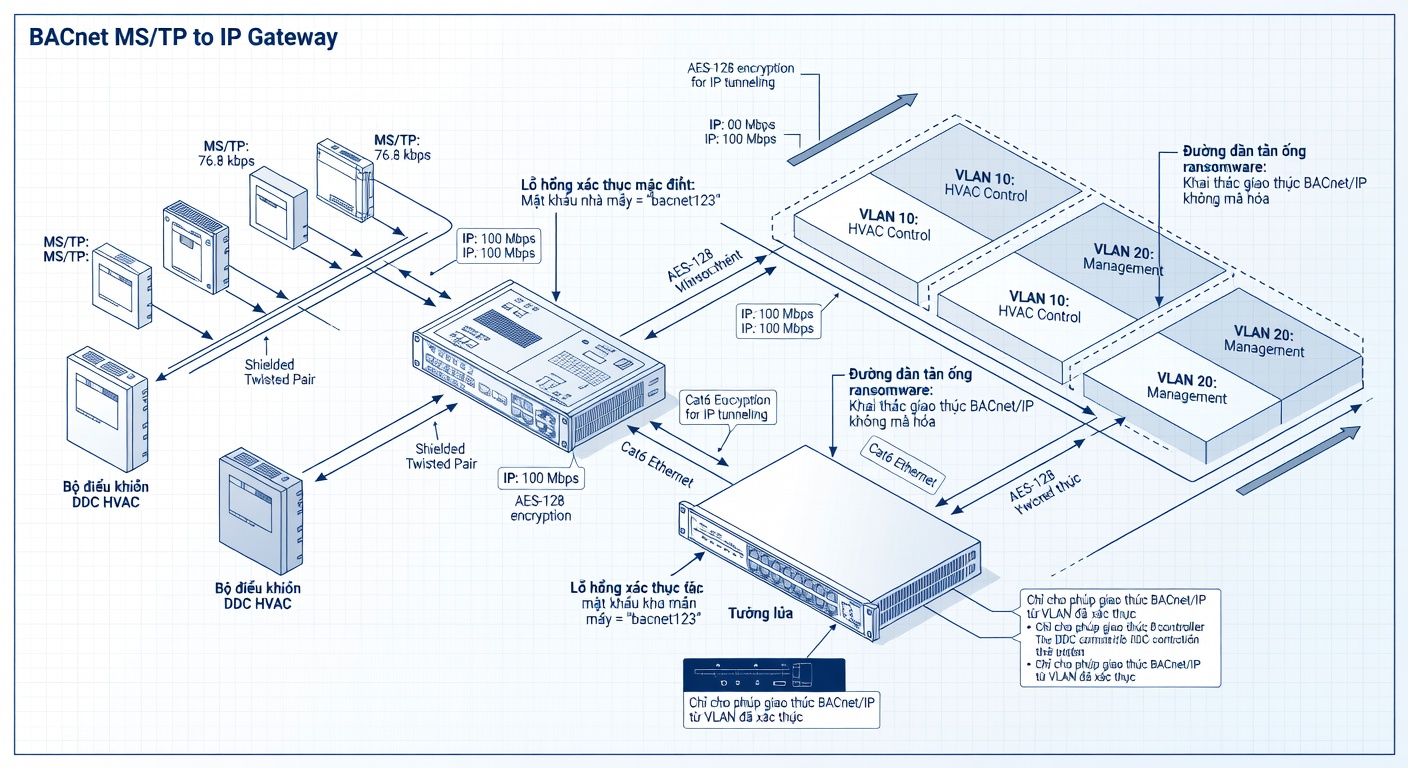 Rủi ro An ninh Mạng khi Tích hợp HVAC vào BMS: Trách nhiệm Thuộc về Bên Nào?