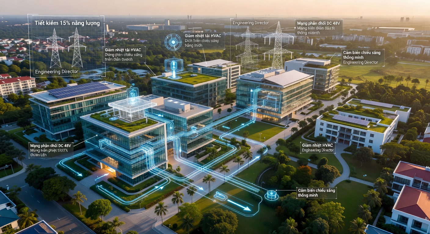 Đánh giá tính khả thi giải pháp chiếu sáng DC-powered tại Data Center Việt Nam