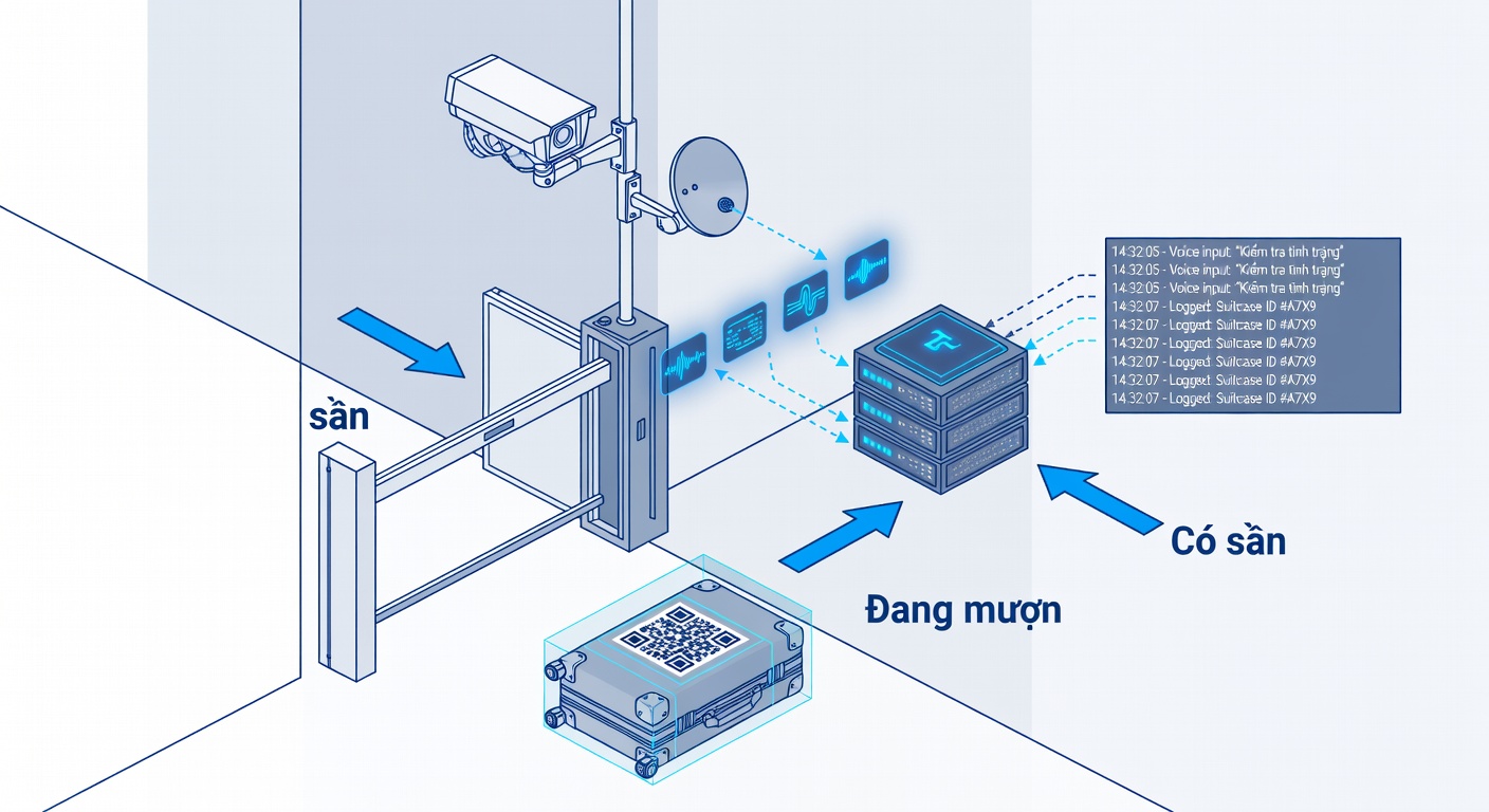 Giải Pháp Quản Lý Vali Demo Bằng Camera AI Kết Hợp Nhận Diện Giọng Nói