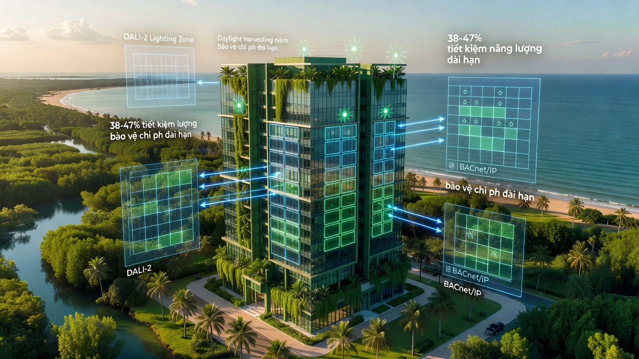 Commissioning Hệ Thống Chiếu Sáng Thông Minh: Yếu Tố Quyết Định Chi Phí Vận Hành Tòa Nhà Cao Tầng