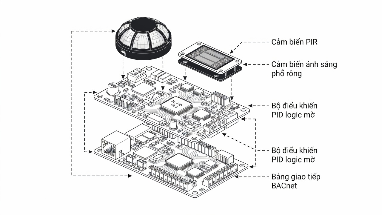 Thiết Kế Hệ Thống Chiếu Sáng Tích Hợp Module-by-Module Cho Tòa Nhà Văn Phòng 25 Tầng