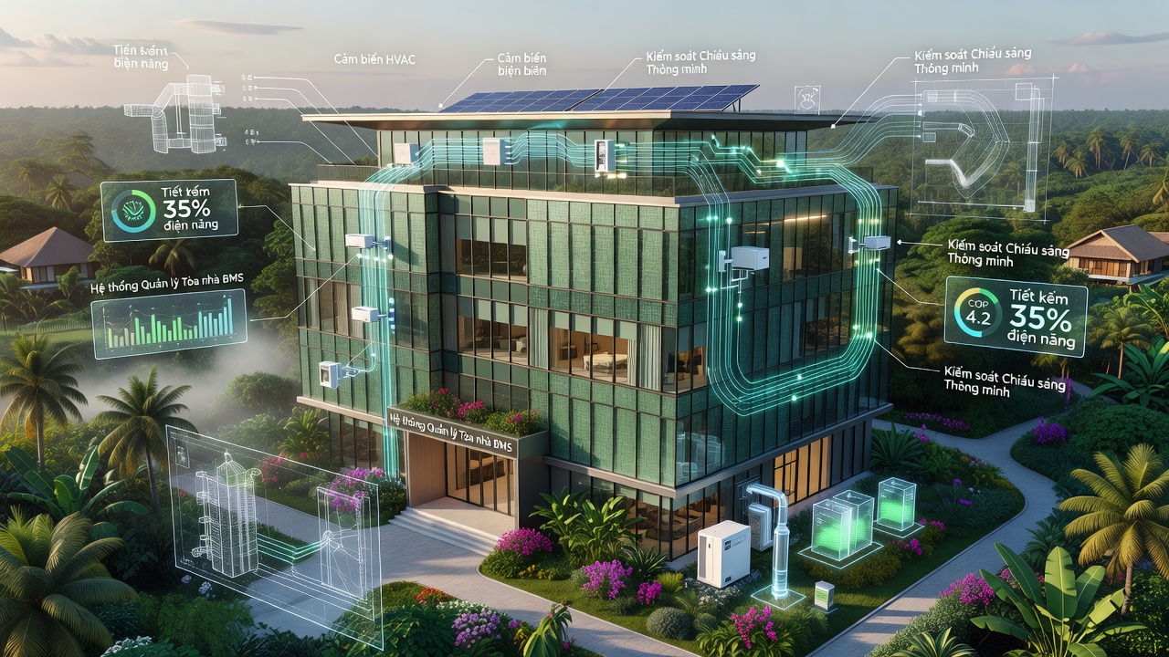 Tích Hợp BMS Thay Vì Thiết Kế Rời Rạc: Giải Pháp Tiết Kiệm Năng Lượng Cho Tòa Nhà Văn Phòng Hạng B