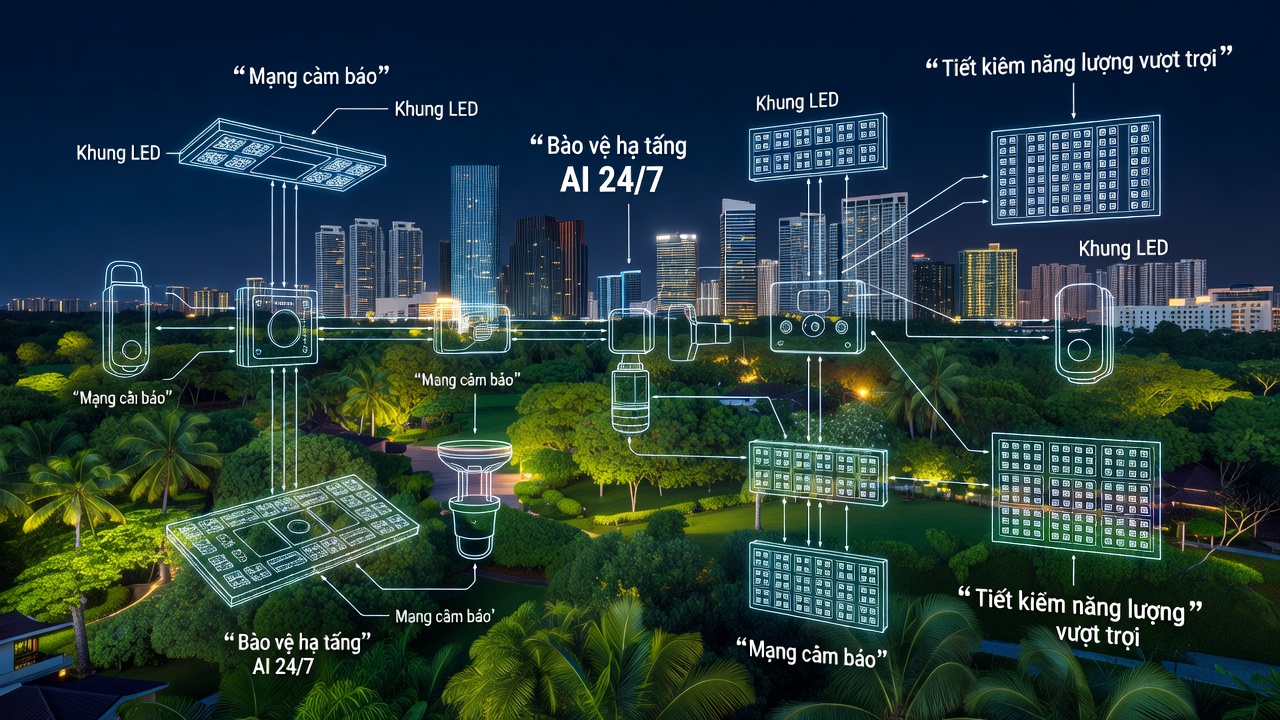 Thiết kế hệ thống chiếu sáng thông minh cho trung tâm dữ liệu AI: Giải pháp bền vững trong môi trường khắc nghiệt