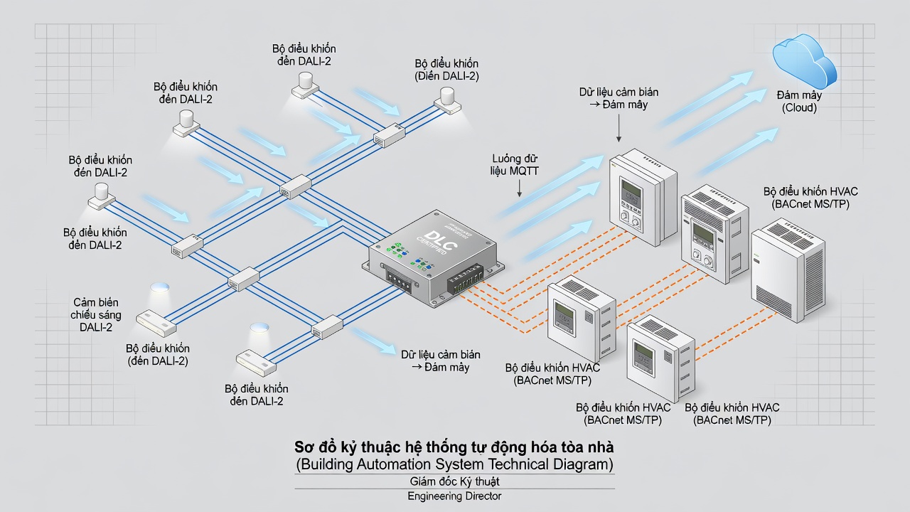 Hướng Dẫn Kỹ Thuật Triển Khai DLC NLC V5.2 Tại Tòa Nhà Văn Phòng Hạng B TP.HCM