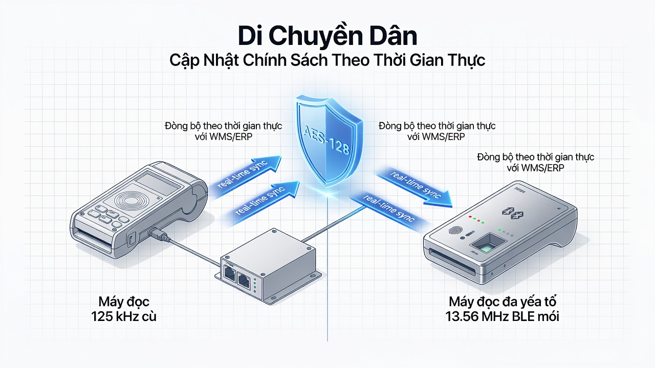 So sánh công nghệ kiểm soát ra vào cũ và mới tại nhà xưởng: Hiện đại hóa không gián đoạn