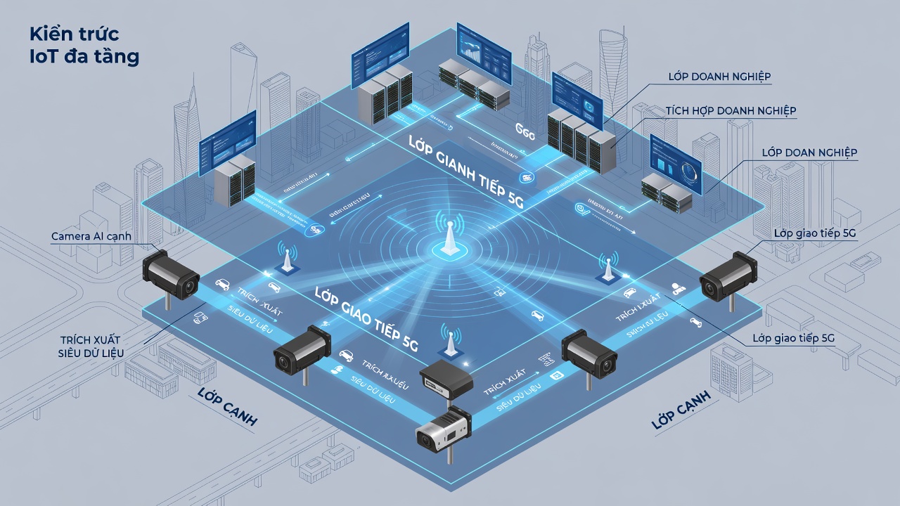 Phân Tích Kiến Trúc Hệ Thống Đa Tầng: Biến Camera AI Thành Cảm Biến IoT Phân Tán Tại Nhà Máy Sản Xuất Linh Kiện Điện Tử