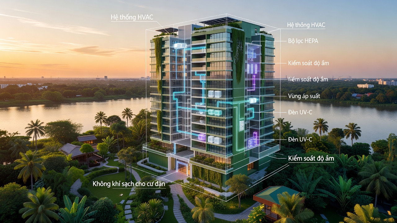 Tòa Nhà 25 Tầng Giữ Gìn Chất Lượng Không Khí Và Nước Sạch Mỗi Ngày