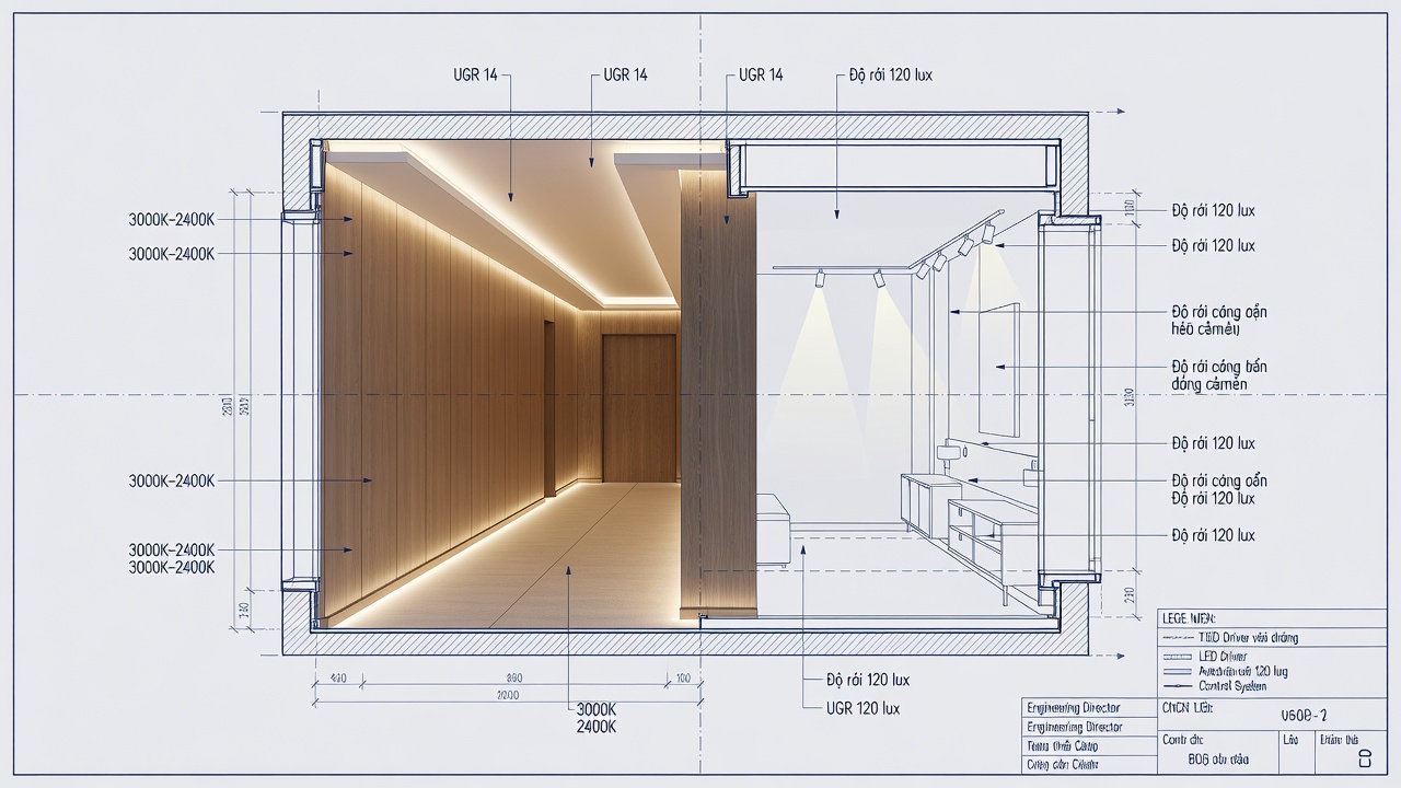 Thiết Kế Chiếu Sáng Khách Sạn 4 Sao: Từ Ánh Sáng Chức Năng Đến Đòn Bẩy Cảm Xúc Và Doanh Thu