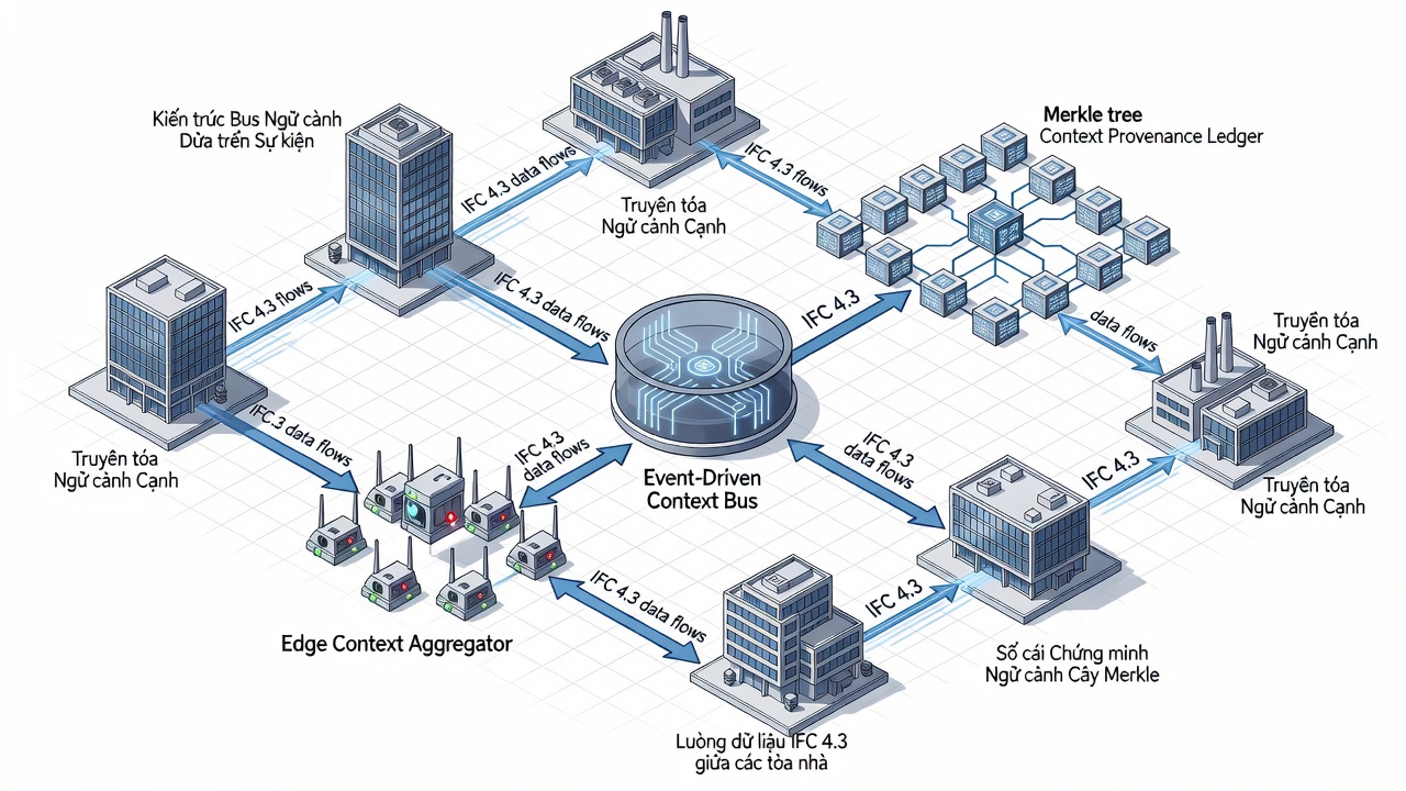Chia sẻ Ngữ cảnh trong Digital Twin: Kiến trúc và Rủi ro cho Tòa nhà Việt Nam 2025