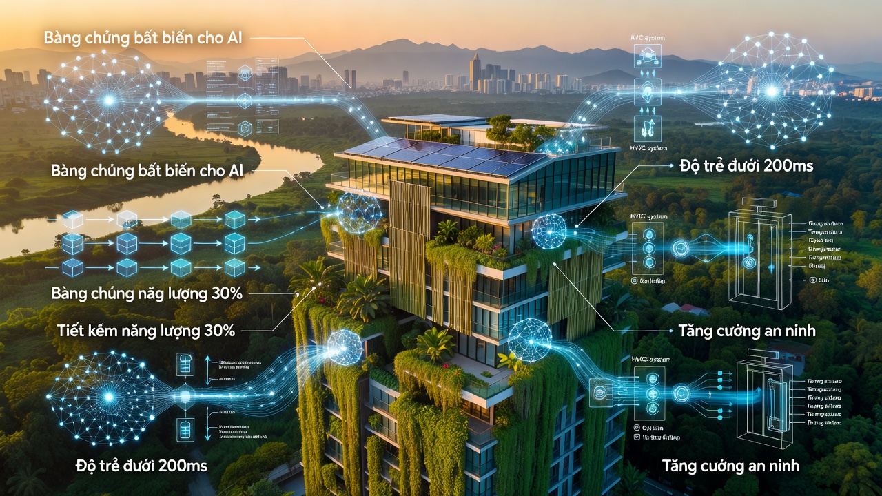 Proof Ledger: Giải Pháp Bất Biến cho Quyết Định AI trong Tòa Nhà Thông Minh