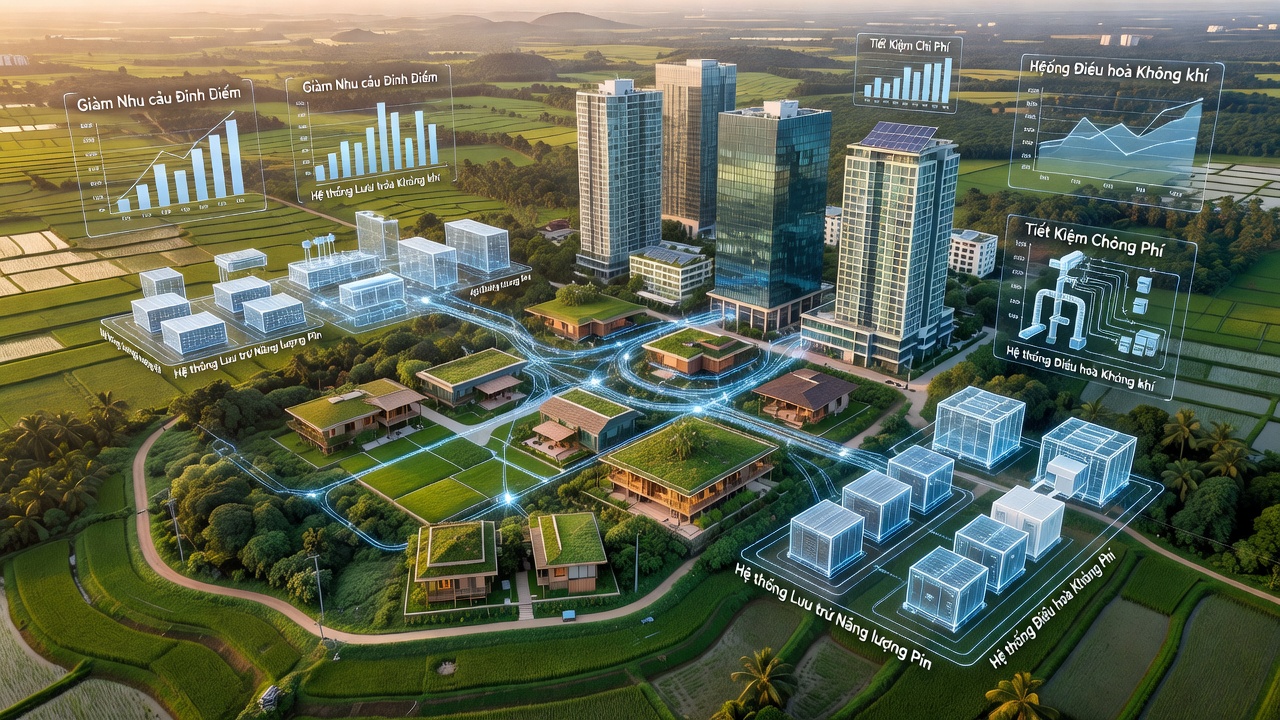 Biểu Giá Điện Tương Lai 2030: Demand Charge Và Nguồn Phân Tán Tại Các Tòa Nhà Việt Nam