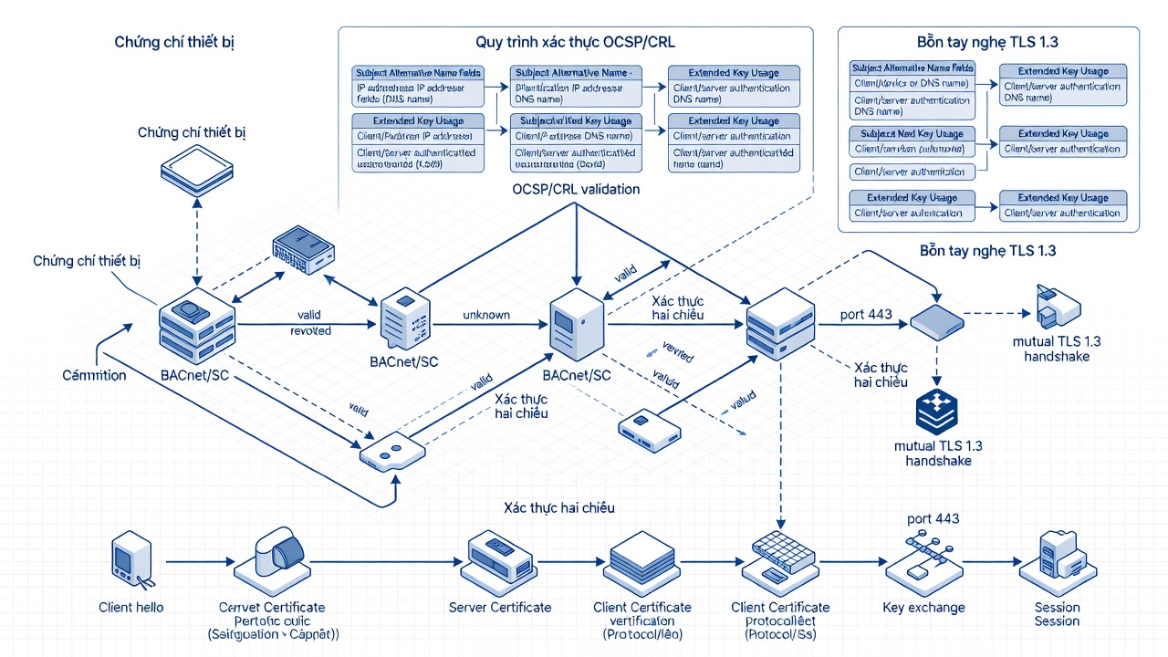 Sổ Tay Kỹ Thuật Thực Địa: Triển Khai BACnet/SC An Toàn Cho Tòa Nhà Cao Tầng Quận 7 TP.HCM