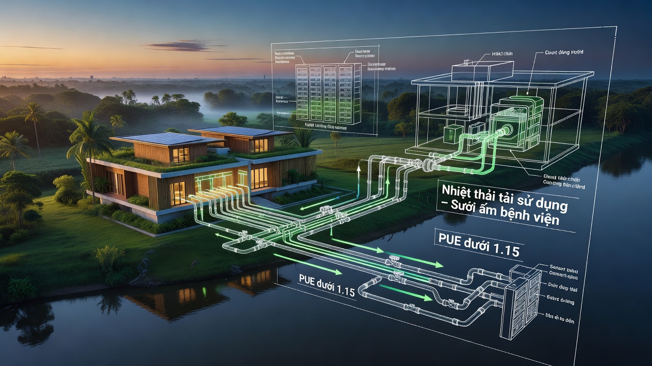 Tương Lai Hạ Tầng Số: Data Center Trở Thành Nguồn Sưởi Ấm Cho Bệnh Viện