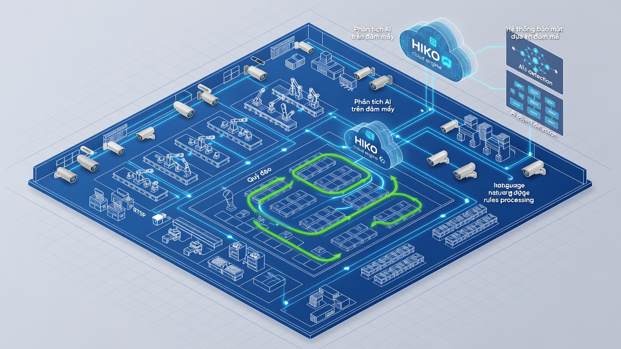 Báo cáo triển khai Hik-Connect 7 tại Nhà máy Linh kiện Điện tử Bình Dương: Tối ưu An ninh với AI Đám mây